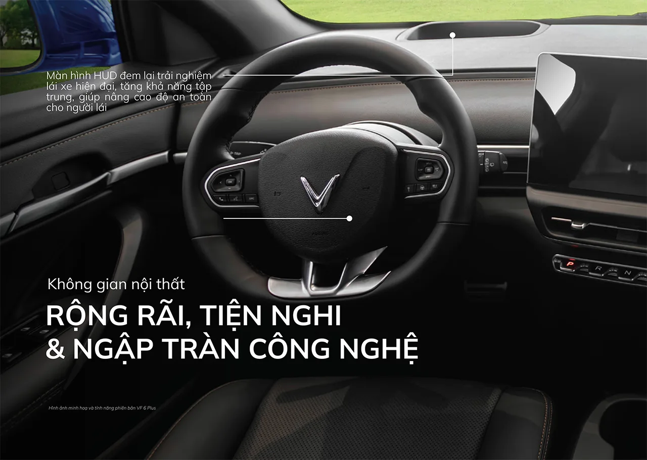 Xe điện Vinfast VF6 34 Xe điện Vinfast VF6 nội thất 3