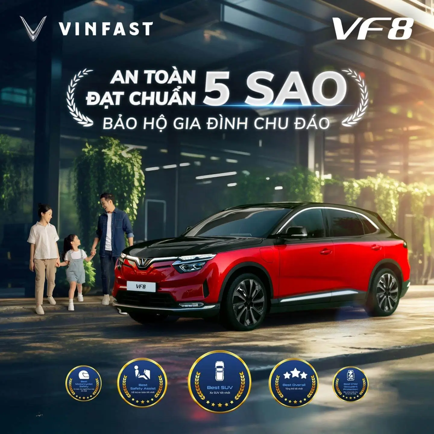 Xe điện Vinfast VF8 32 Xe điện VinFast VF8 an toan 1