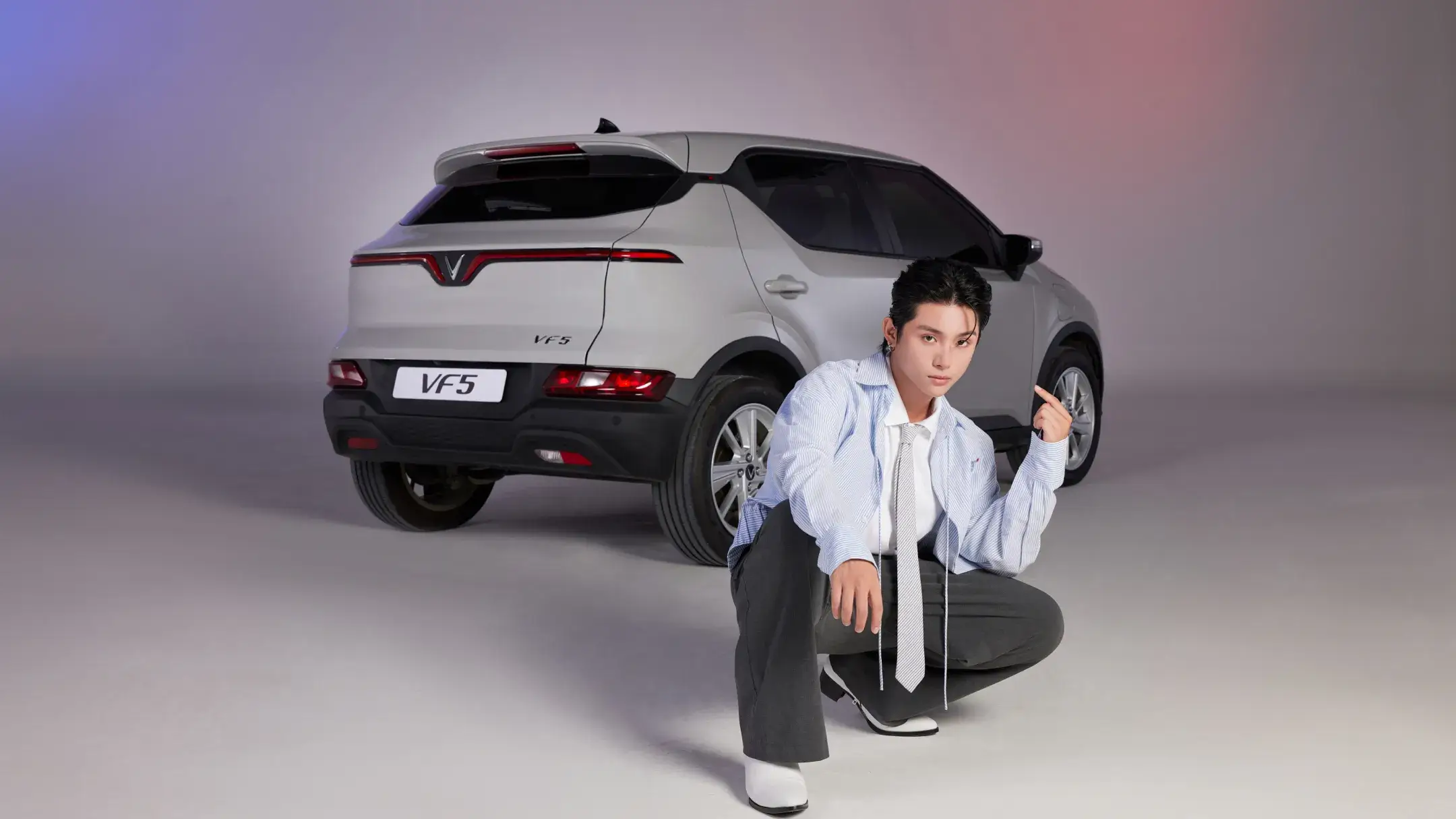 Xe điện vinfast VF5 màu trắng